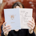 Abeille, foil bee notebook by Miel des Collines